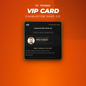 Charleston Shoe Co VIP Access - St Thomas