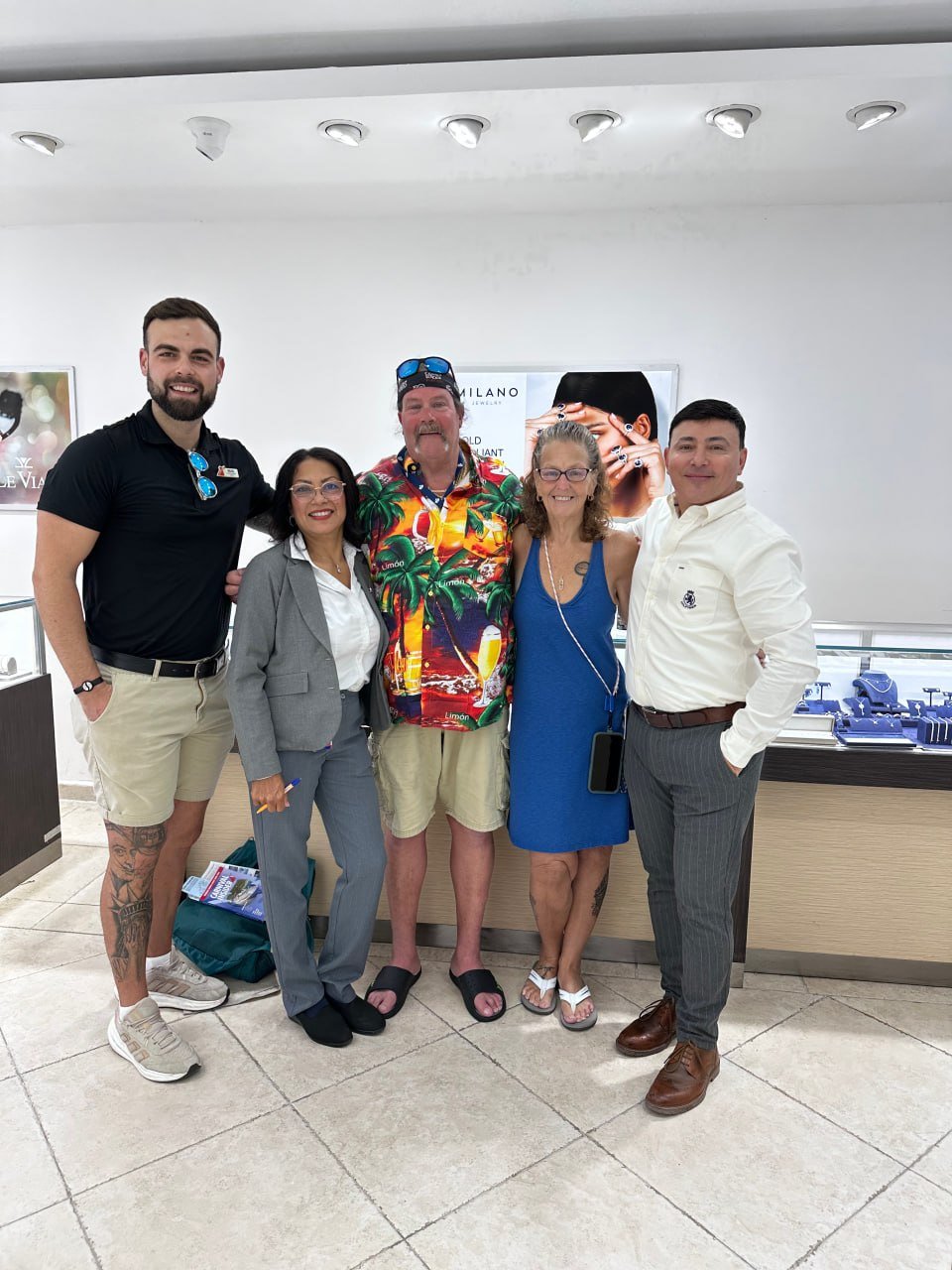 Milano Jewelry Cozumel with Kathy Joe and Herbey